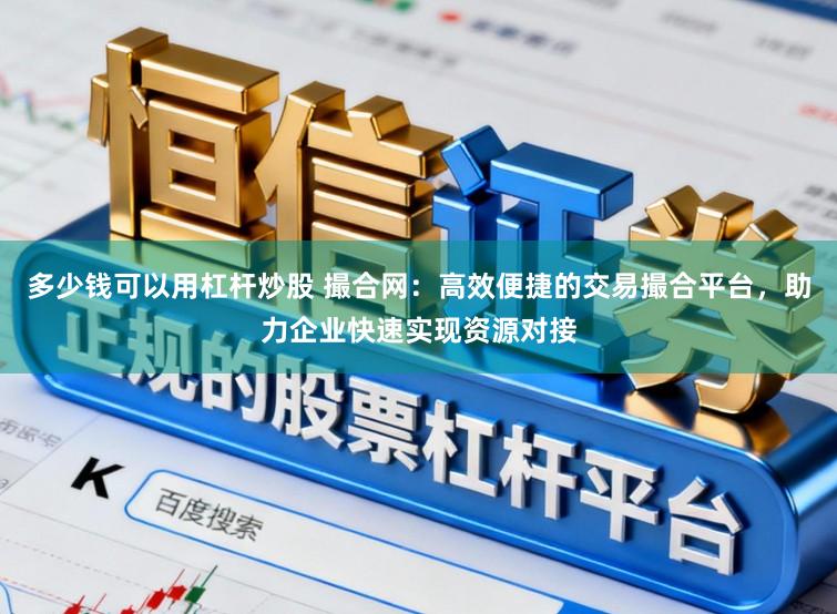 多少钱可以用杠杆炒股 撮合网：高效便捷的交易撮合平台，助力企业快速实现资源对接